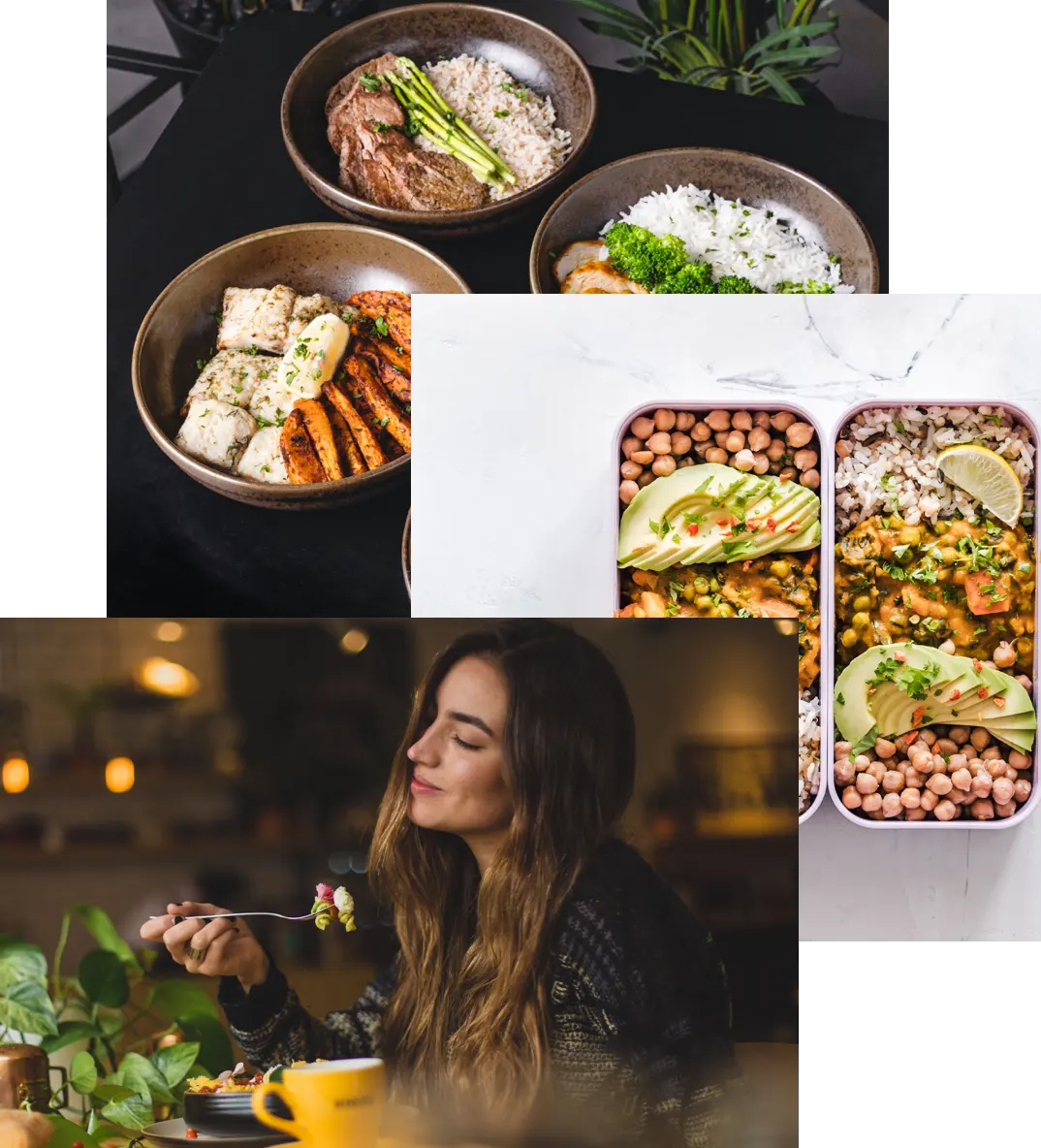 food displayed on screen